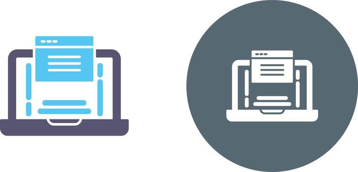 Website Icon Design vector