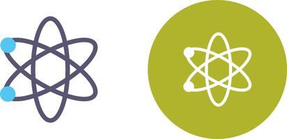 Atom Icon Design vector