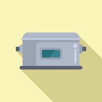 Modern flat design microwave icon vector