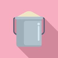 Cartoon illustration of a simple cooking pot vector