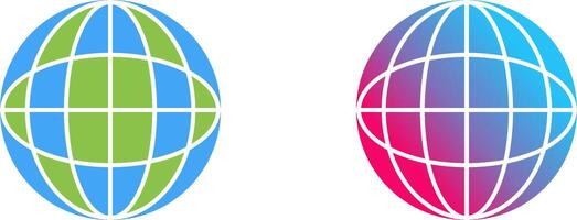 Globe Icon Design vector