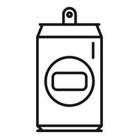 Line art drawing of spray can vector