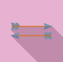 Opposite arrows on pink background vector