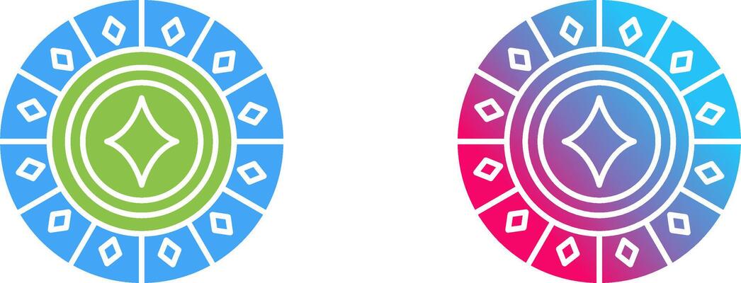 Diamond Chip Icon Design