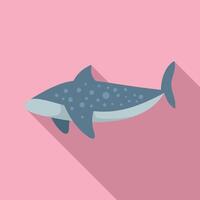 Cute cartoon whale shark illustration vector