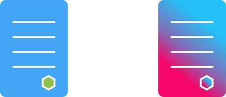 Unique Reports Icon Design vector