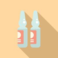 Cartoon nasal spray bottles illustration vector