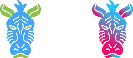 Zebra Icon Design vector