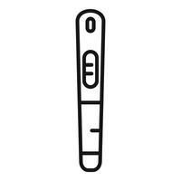 Clean illustration of a digital thermometer icon, suitable for medicalrelated design vector