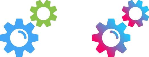 Gears Icon Design vector