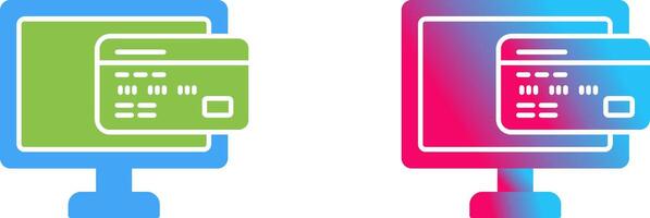 Online Payment Icon Design vector