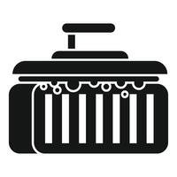 illustration of a cash register icon vector