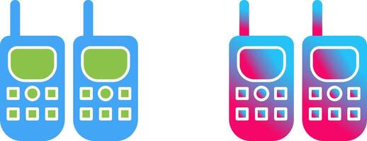 Walkie Talkie Icon Design vector