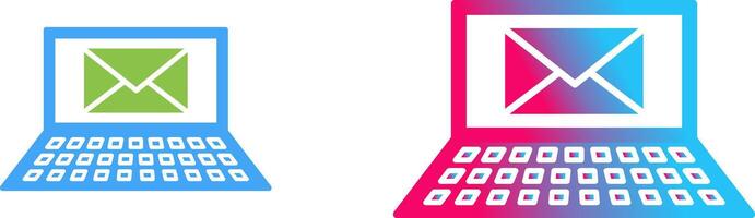Unique Emails Icon Design vector