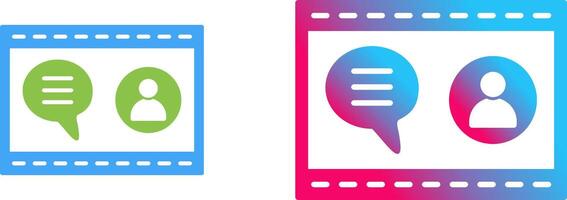 Unique Web Support Icon Design vector