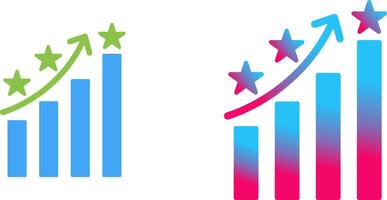 Unique Reputation Management Icon Design vector