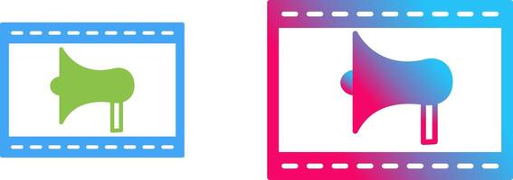 Unique Internet Ads Icon Design vector
