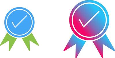 Unique Quality Control Icon Design vector