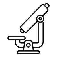 illustration of a laboratory microscope vector