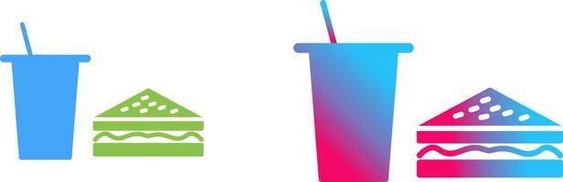 Unique Lunch Icon Design vector