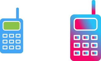 Unique Walkie Talkie Icon Design vector