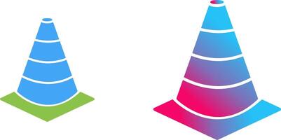 Unique Cone Icon Design vector