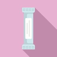 Flat design illustration of a pillar vector