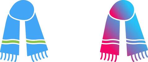 Warm Scarf Icon Design vector