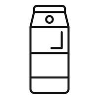 illustration of a milk carton icon vector