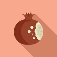 image of a stylized pomegranate, perfect for food and health themes vector
