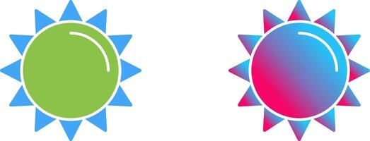 Sun Icon Design vector