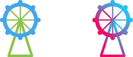 Ferris Wheel Icon Design vector