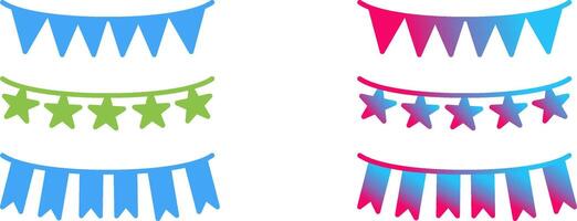 Garlands Icon Design vector