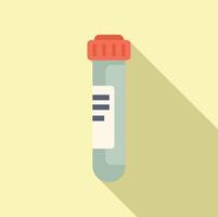 Blood collection tube illustration vector