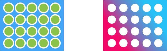Colored Palette Icon Design vector
