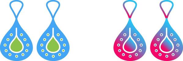 Earring Icon Design vector