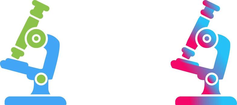 diseño de icono de microscopio vector
