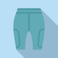 Flat design cycling shorts illustration vector