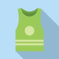 Green sport tank top illustration vector