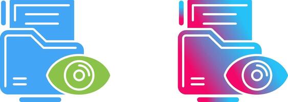Data Visualization Icon Design vector
