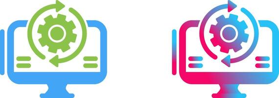 Synchronization Icon Design vector