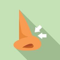 Cartoon cone falling with motion lines vector