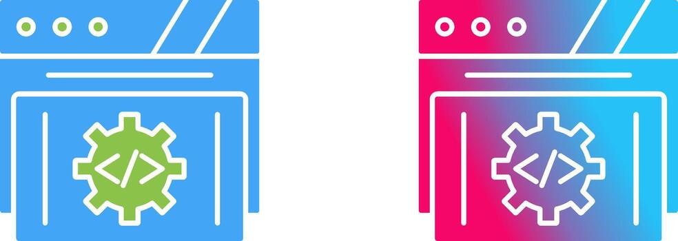 Development Icon Design vector