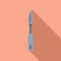 Flat design illustration of a screwdriver on pink background vector