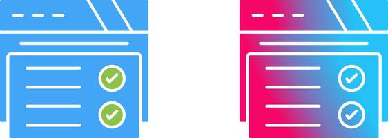 Web Browser Icon Design vector
