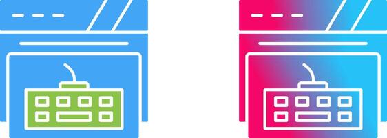 Keyboard Icon Design vector
