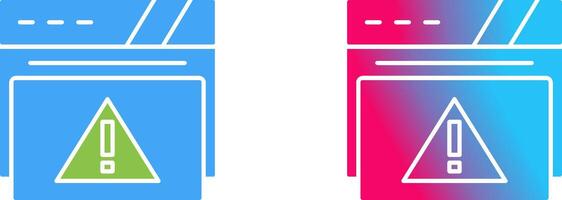 Alert Icon Design vector