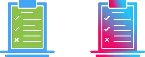 Checklist Icon Design vector