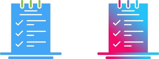 Booking CheckList Icon Design vector