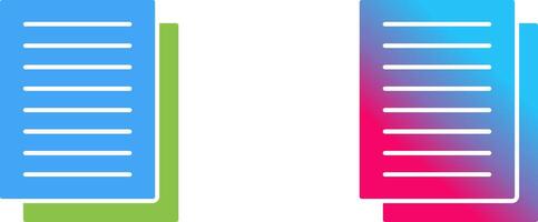 Document Icon Design vector